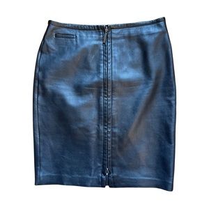 EXPRESS LEATHER MINI SKIRT